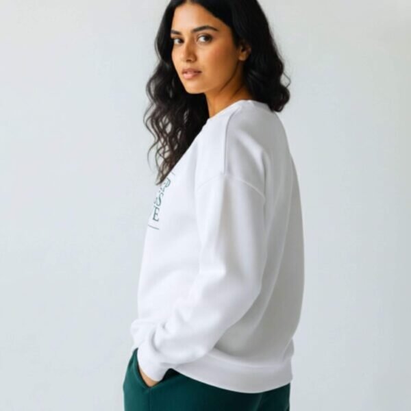 Cream Graphic Sweatshirt – "More Sleep More Hugs More Love"