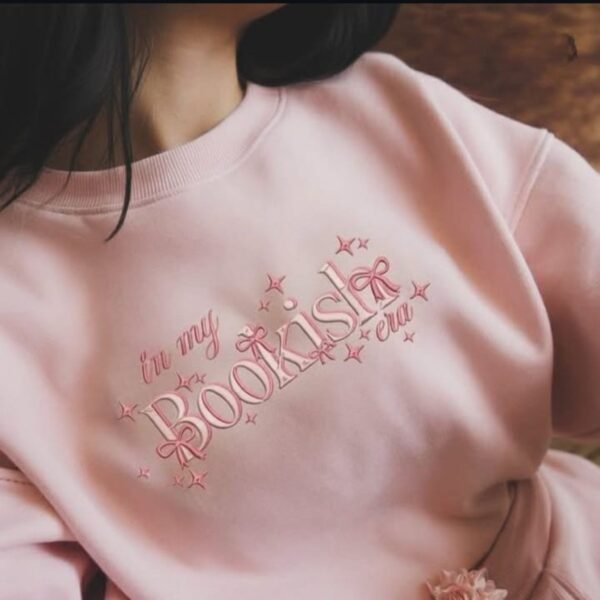 black cotton sweatshirt – white text front print (copy)