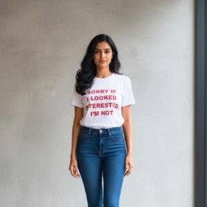 classic white tee soft cotton, casual and versatile everyday wear