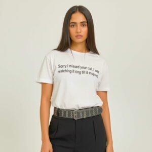White Comfort Tee for casual everyday wear, perfect for layering or standalone style